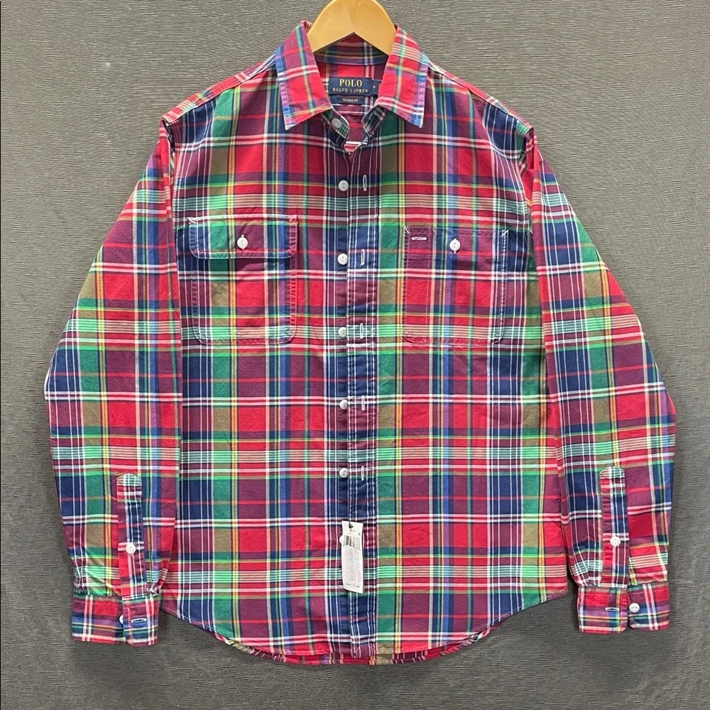 Polo by Ralph Lauren  ( Blue label )‎ Men's Multicolor Plaid Shirt
